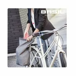 Basil City Shopper Grå Bagtaske -Herrecykler Butik 177804