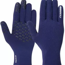 GripGrab Vandtæt Strikket Termohandsker Blå