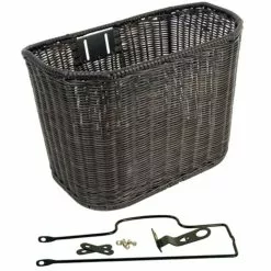 Shoppingkurv Rattan Sort